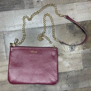 Lodis Burgundy Leather Multi Way Shoulder Bag